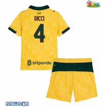 AC Milan Samuele Ricci #4 Tredjedraktsett Barn 2025-26 Kortermet (+ Korte bukser)